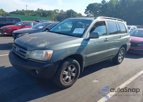 2007 Toyota Highlander V6 from USA, damaged, VIN JTEEP21A170225151